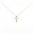 Autre Marque Collana a Croce con Diamanti Au750 D'oro