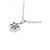 Autre Marque Collana a Fiore con Diamanti PT900/PT850 Argento - vista 4