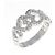 Autre Marque Anello in oro Au750 e diamanti Ponte Vecchio Argento