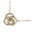 Autre Marque Collana Moon Star in Oro Rosa Au750 e Diamanti - vista 4