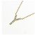 Autre Marque Au750 Diamant-Initialen-Y-Halskette Golden - Ansicht 3