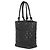 Borsa Tote CHANEL Cambon Line Coco Mark Medium in agnello CHANEL Nera da donna Nero - vista 2