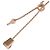Hermès Collana HERMES Kelly Clochette PM, Pink Gold, , Rigenerato, da Donna Rosa