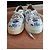 Cambon Sneakers basse in tela stampata Chanel Bianco Blu - vista 2