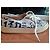 Cambon Sneakers basse in tela stampata Chanel Bianco Blu - vista 3