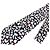 CHANEL CC Coco Mark Logo Animal Print Over Accessories Suit Apparel Tie Silk Men's Black Nero - vista 2