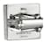 Louis Vuitton Gemelli Cavalier Cufflinks (Silver) LV Argento - vista 6