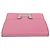 Hermès HERMES Constance Compact Veau Epsom Genuine Leather fold Wallet Mini Pink Rosa - vista 3