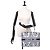Bolso Christian Dior Book Tote Medium, Lona, Blanco & Azul - vista 9