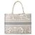 Christian Dior Book Tote Medium Handtasche, Toile de Jouy Canvas, Grey - Ansicht 2