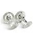 Hermès Gemelli HERMES Shell Round, Argento, Peso ., Uomo, con Scatola - vista 3