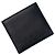 Cartera plegable Bally, cuero negro.