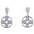 Louis Vuitton Monogram Idylle Ohrringe, Diamanten, Approx. . Total, Weißgold, , Blume, Diamant LOUIS VUITTON