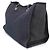 Borsa Tote con Catena Chanel Deauville MM, Denim Navy, Hardware Oro Blu navy - vista 4