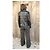 Blazer de cuero con relieve floral Christopher Kane Negro Azul Verde - vista 4