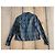 Blazer de cuero con relieve floral Christopher Kane Negro Azul Verde - vista 8