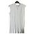 Autre Marque Vestido Asimétrico de Rayas con Capucha Rave Review Blanco - vista 2