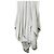 Autre Marque Vestido Asimétrico de Rayas con Capucha Rave Review Blanco - vista 3