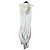 Autre Marque Vestido Asimétrico de Rayas con Capucha Rave Review Blanco - vista 4