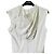 Autre Marque Vestido Asimétrico de Rayas con Capucha Rave Review Blanco - vista 5