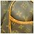 Bolso Louis Vuitton Monogram Deauville Castaño - vista 10