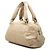 Borsa bowling Coco Rider in pelle di vitello invecchiata trapuntata CC beige Chanel - vista 2