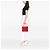 Chanel Red CC Matelassê Caviar com fecho Turnlock e alça superior Vermelho - vista 6