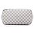 Louis Vuitton White Damier Azur Neverfull MM Bianco - vista 3