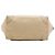 Céline Borsa Tote Luggage in pelle di vitello martellata beige Mini Celine - vista 3