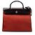 Hermès Orange Toile Herbag Zip 31 Arancione
