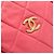 Chanel Pink CC gestepptes Lammleder Clutch mit Kette - Ansicht 5