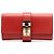 Clutch Medor 23 en Tadelakt rojo Hermès Roja