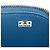 Vanity Necessaire Chanel Blue Mini em denim acolchoado com camélia Sweetheart e corrente Azul - vista 6