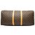 Louis Vuitton Marrone Monogram Keepall Bandouliere 55 - vista 3