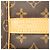 Louis Vuitton Marrone Monogram Keepall Bandouliere 55 - vista 5