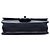 Chanel Black Medium Quilted Goatskin Chic Pearls Flap Nero - vista 3