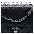 Chanel Black Medium Quilted Goatskin Chic Pearls Flap Nero - vista 6
