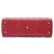 Lady Dior Cannage in vernice rosso Large - vista 3