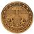 Spilla Chanel Gold CC Placcata Oro Medaglione Lion Crest D'oro