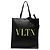 Tote Valentino in pelle di vitello nera con Rockstud VLTN Nero