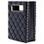 Borsa da sera Chanel Black Quilted Caviar Chain Around Cut Out Nero - vista 2