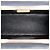 Borsa da sera Chanel Black Quilted Caviar Chain Around Cut Out Nero - vista 4