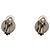 Orecchini a clip Chanel Silver CC in ottone e disco placcato oro Argento - vista 2
