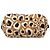 Pochette Gucci de lona con estampado de leopardo marrón Castaño - vista 3