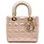 Dior Gold Small Metallic Lambskin Cannage My ABCDior Lady Dior D'oro