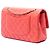 Chanel Orange Medium Classic Lambskin Double Flap Rosso Arancione - vista 2