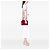 Louis Vuitton Alma BB in monogramma vernis rosso - vista 6