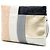Clutch Chanel Silver Large Quilted Lambskin Colorblock Patchwork O Case Argento - vista 2