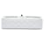 Chanel White Medium Classic Caviar Double Flap Bianco - vista 3