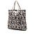 Tote Chanel Blue Large Nylon Cat Emoticon Shopping Blu navy - vista 2